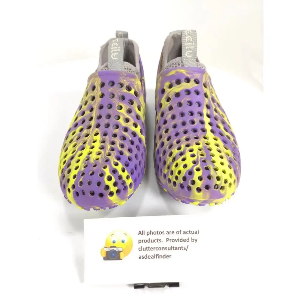 CCILU Kids Summer Youths Beach Water Shoe Girls Size 2 304029009 Yellow Purple